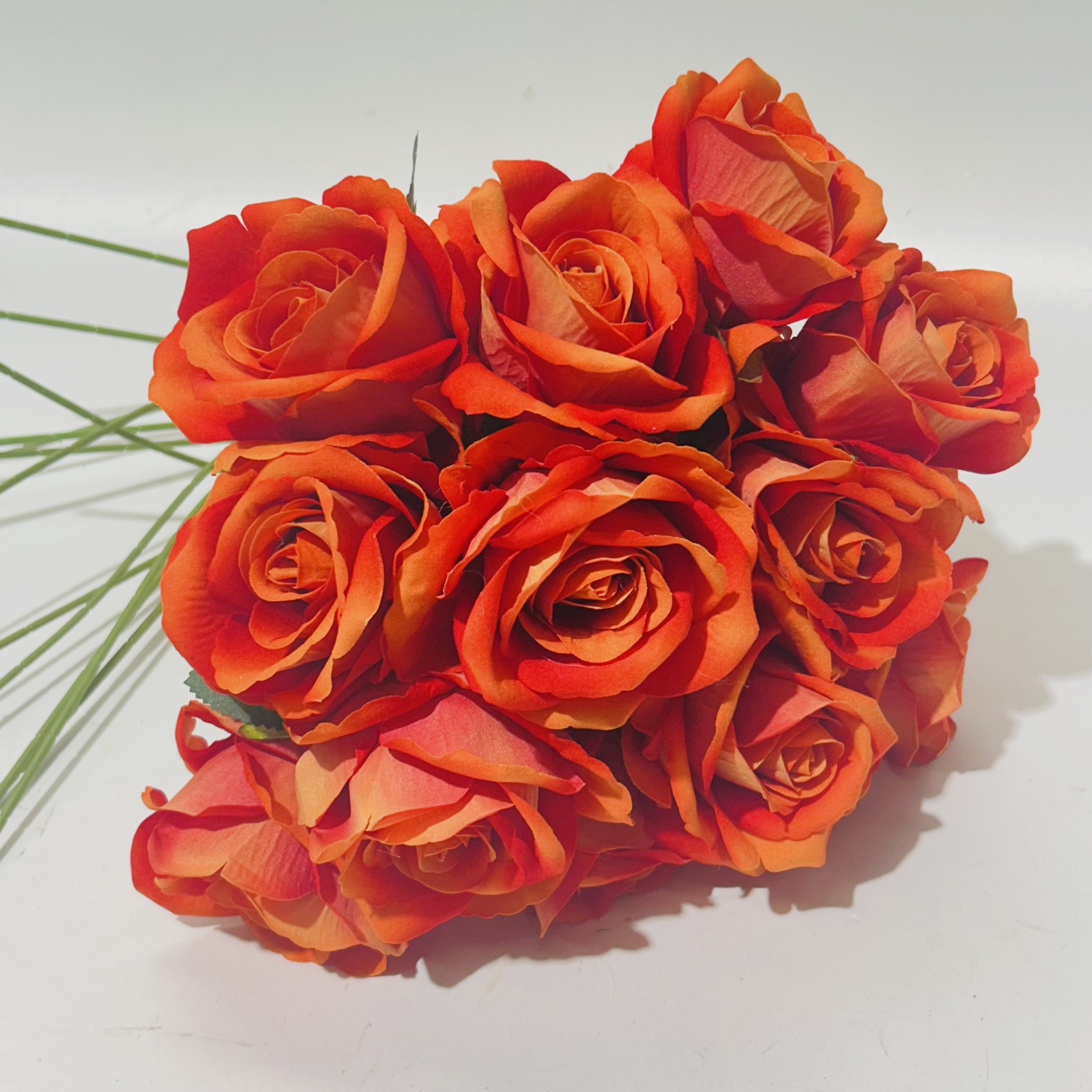 ROSES, Bouquet -Bright Orange ( Dozen)